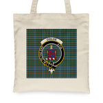 Canvas Tote Bags Royal Scottish Ogilvie Hunting Ancient Clan Badge Tartan Plaid Tote Bag - Scotstee Shop