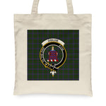 Canvas Tote Bags Royal Scottish Ogilvie Hunting Clan Badge Tartan Plaid Tote Bag - Scotstee Shop