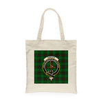 Canvas Tote Bags Royal Scottish Orrock Clan Badge Tartan Plaid Tote Bag - Scotstee Shop