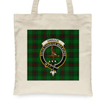 Canvas Tote Bags Royal Scottish Orrock Clan Badge Tartan Plaid Tote Bag - Scotstee Shop