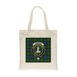 Canvas Tote Bags Royal Scottish Paterson Hunting Clan Badge Tartan Plaid Tote Bag - Scotstee Shop