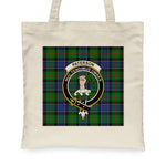 Canvas Tote Bags Royal Scottish Paterson Hunting Clan Badge Tartan Plaid Tote Bag - Scotstee Shop