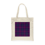 Canvas Tote Bags Royal Scottish Pride Of Glencoe Clan Badge Tartan Plaid Tote Bag - Scotstee Shop