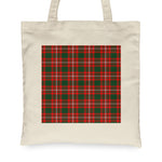 Canvas Tote Bags Royal Scottish Princess Margaret Clan Badge Tartan Plaid Tote Bag - Scotstee Shop