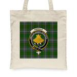 Canvas Tote Bags Royal Scottish Pringle Clan Badge Tartan Plaid Tote Bag - Scotstee Shop