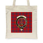 Canvas Tote Bags Royal Scottish Rait Clan Badge Tartan Plaid Tote Bag - Scotstee Shop