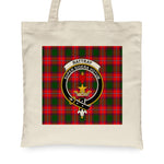 Canvas Tote Bags Royal Scottish Rattray Clan Badge Tartan Plaid Tote Bag - Scotstee Shop