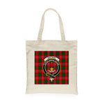 Canvas Tote Bags Royal Scottish Rattray Clan Badge Tartan Plaid Tote Bag - Scotstee Shop