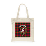 Canvas Tote Bags Royal Scottish Riddell Clan Badge Tartan Plaid Tote Bag - Scotstee Shop