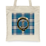 Canvas Tote Bags Royal Scottish Roberton Clan Badge Tartan Plaid Tote Bag - Scotstee Shop