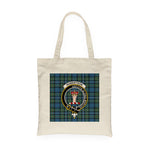 Canvas Tote Bags Royal Scottish Robertson Hunting Ancient Clan Badge Tartan Plaid Tote Bag - Scotstee Shop