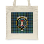 Canvas Tote Bags Royal Scottish Robertson Hunting Ancient Clan Badge Tartan Plaid Tote Bag - Scotstee Shop