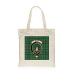 Canvas Tote Bags Royal Scottish Ross Hunting Ancient Clan Badge Tartan Plaid Tote Bag Clan Ross Tote Bags - Scotstee Shop
