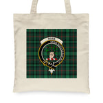 Canvas Tote Bags Royal Scottish Ross Hunting Modern Clan Badge Tartan Plaid Tote Bag Clan Ross Tote Bags - Scotstee Shop