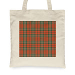 Canvas Tote Bags Royal Scottish Scott Ancient Clan Badge Tartan Plaid Tote Bag - Scotstee Shop