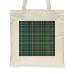 Canvas Tote Bags Royal Scottish Scott Green Ancient Clan Badge Tartan Plaid Tote Bag - Scotstee Shop