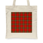 Canvas Tote Bags Royal Scottish Scott Modern Clan Badge Tartan Plaid Tote Bag - Scotstee Shop