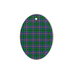 Carmichael Tartan Oval Ornaments, Christmas Tree Ornament, Plaid Christmas Ornaments, Ceramic Oval Christmas Tree Decoration, Tartan Oval Ornaments, Christmas Tree Ornament, Plaid Christmas Ornaments, Ceramic Oval Christmas Tree Decoration