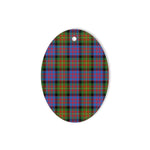 Carnegie Ancient Tartan Oval Ornaments, Christmas Tree Ornament, Plaid Christmas Ornaments, Ceramic Oval Christmas Tree Decoration, Tartan Oval Ornaments, Christmas Tree Ornament, Plaid Christmas Ornaments, Ceramic Oval Christmas Tree Decoration