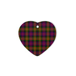 Carnegie Modern Tartan Heart Ornaments, Christmas Tree Ornament, Plaid Christmas Ornaments, Ceramic Heart Christmas Tree Decoration, Christmas Ornament, Plaid Ornament, Tartan Ornament, Buffalo Plaid Ornament