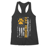 Cat Rescue Shirt American Flag Cat Shelter Cat Adoption Gift Women's Tank Top - Scotstee Shop