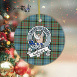 Cathcart Scottish Clan Badge Plaid Ornament Gift. Christmas Tree Ornament Cathcart Clan Tartan Ornament Great Christmas Ornaments Gift - Scotstee Shop