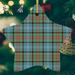 Cathcart Tartan Ornament Star Ornament, Christmas Star Decorations, ceramic ornament, Plaid Star Ceramic Ornament, Christmas Ornament Decorations Gift