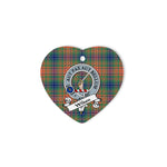 Wilson Scottish Clan Badge Plaid Christmas Ornaments Gift Heart Ornament Wilson Clan Tartan Ornaments, Plaid Ornament, christmas Ornament, plaid christmas ornament
