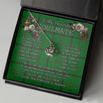 To My Beautiful Soulmate Necklace In Your Eyes I Have Found My Home Clan Mar Hunting Tartan Crown Pendant Necklace