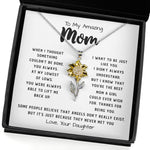 Necklace For Mom - To My Amazing Mom Necklace I Want To Be Just Like You Love Sunflower Pendant Necklace