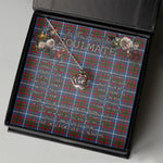 To My Beautiful Soulmate Necklace In Your Eyes I Have Found My Home Clan Dalmahoy Tartan Crown Pendant Necklace