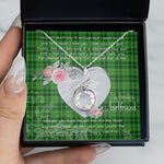 Rising Phoenix Necklace - Valentine Necklace Clan Boyle Tartan Gift for Girlfriend, Gift for My Wife Rising Phoenix Necklace