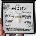 Cross Dancing Necklace - Mom Necklace -To My Mom - I Need To Say I Love You, Mom... I Do - Mother's Day Gift