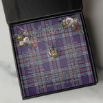 To My Beautiful Soulmate Necklace In Your Eyes I Have Found My Home Clan RCAF Tartan Crown Pendant Necklace