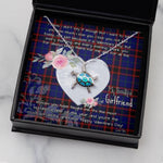Sea Turtle Necklace Gift for My Beautiful Girlfriend Valentines Necklace Clan Wedderburn Tartan Blue Turtle Necklace