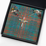 To My Beautiful Soulmate Necklace In Your Eyes I Have Found My Home Clan Wilson Ancient Tartan Cross Dancing Necklace