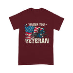 Scotstee Shop - Thank You Veteran US Flag Soldiers Vintage Men Gift 4th Of July Shirt