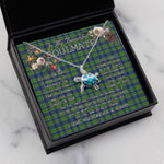 Sea Turtle Necklace To My Beautiful Soulmate Necklace In Your Eyes I Have Found My Home Clan Dickson Tartan Blue Turtle Necklace