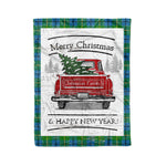Tartan Blanket Vintage Red Truck with Christmas Tree Family Scottish Clan Johnston plaid blanket, red plaid blanket, buffalo plaid blanket, green plaid blanket, plaid fleece blanket, blue plaid blanket, red tartan blanket, tartan plaid blanket, black and white plaid blanket, , christmas plaid blanket, orange plaid blanket, tartan plaid throw blanket, pink plaid blanket, brown plaid blanket, buffalo check blanket