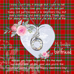 Rising Phoenix Necklace - Valentine Necklace Clan Drummond Of Perth Tartan Gift for Girlfriend, Gift for My Wife Rising Phoenix Necklace