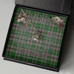 To My Beautiful Soulmate Necklace In Your Eyes I Have Found My Home Clan Gray Tartan Crown Pendant Necklace