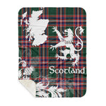 Sherpa Blanket - Tartan Blanket Thistle and Lion Scottish Clan MacFarlane Plaid Blanket, plaid sherpa blanket queen,purple sherpa blanket,queen sherpa blanket,queen size sherpa blanket,red sherpa blanket,scottish tartan blankets,sherpa blanket,sherpa christmas blanket