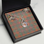 To My Beautiful Soulmate Necklace In Your Eyes I Have Found My Home Clan Bruce Ancient Tartan Rising Phoenix Necklace