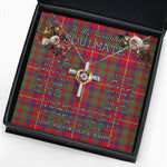 To My Beautiful Soulmate Necklace In Your Eyes I Have Found My Home Clan Shaw Tartan Cross Dancing Necklace