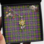 To My Beautiful Soulmate Sunflower Necklace In Your Eyes I Have Found My Home Clan Carnegie Tartan Jewelry For Girlfriend