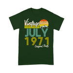 Vintage Since July 1971 Birthday Gift Birthday Shirt For 50th Birthday Shirt - Scotstee Shop