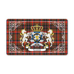 Doormat - Welcome Mat Scottish Cumming Hunting Weathered Tartan Door Mat, Plaid Doormat
