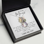 Rising Phoenix Necklace - To My Mom - I Love You Mom, Mother's Day Necklace