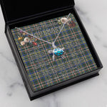 Sea Turtle Necklace To My Beautiful Soulmate Necklace In Your Eyes I Have Found My Home Clan Scott Green Modern Tartan Blue Turtle Necklace