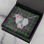 Rising Phoenix Necklace - Valentine Necklace Clan Selkirk Tartan Gift for Girlfriend, Gift for My Wife Rising Phoenix Necklace